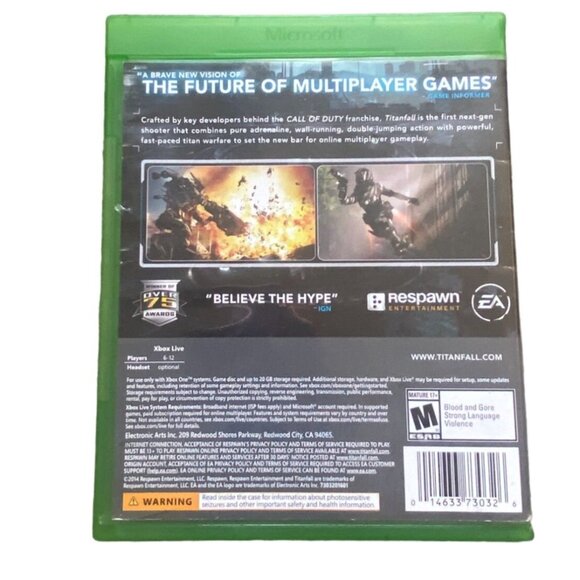 XBOX One EA Titanfall Video Game-Rated M-GUC - Picture 2 of 4